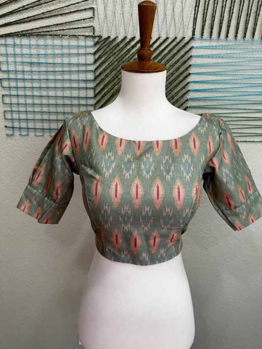 Cocktail Blouse for Saree – Pattern Blouse- Artisan Silk Blouse – Festive & Wedding Ethnic Wear