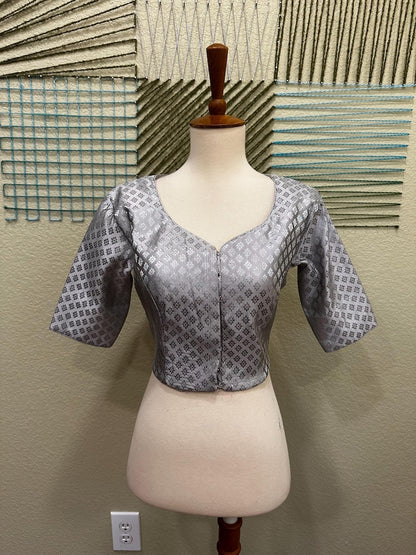 Cocktail Blouse for Saree – Pattern Blouse- Artisan Silk Blouse – Festive & Wedding Ethnic Wear