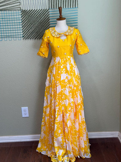 Long Dress –  Party Wear Dress - Festive & Wedding Ethnic Wear