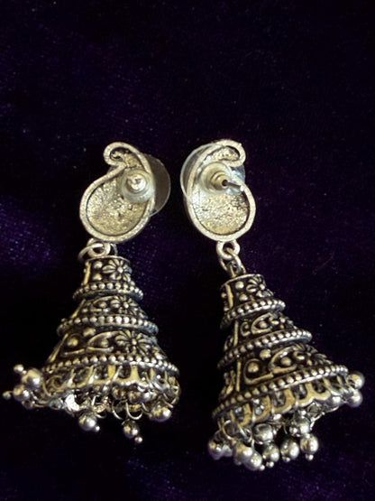 Diamond Earrings Bridal Jewelry Costume silver jewelry Alloy based Jewelry  - SHABURIS Fashion Jewelry