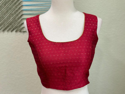 Cocktail Blouse for Saree – Pattern Blouse- Artisan Silk Blouse – Festive & Wedding Ethnic Wear