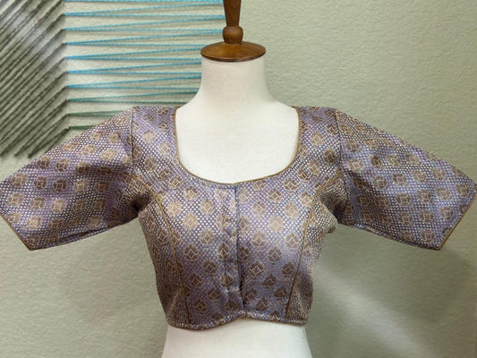 Cocktail Blouse for Saree – Pattern Blouse- Artisan Silk Blouse – Festive & Wedding Ethnic Wear