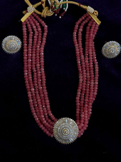 Diamond Necklace Bridal necklace Costume silver jewelry Alloy based Jewelry  - SHABURIS Fashion Jewelry
