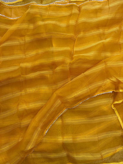 Bandhini saree shibori saree multi colour saree haldi saree Mehendi saree grab party saree with blouse