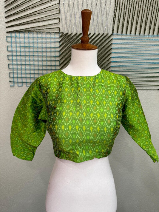 Cocktail Blouse for Saree – Pattern Blouse- Artisan Silk Blouse – Festive & Wedding Ethnic Wear