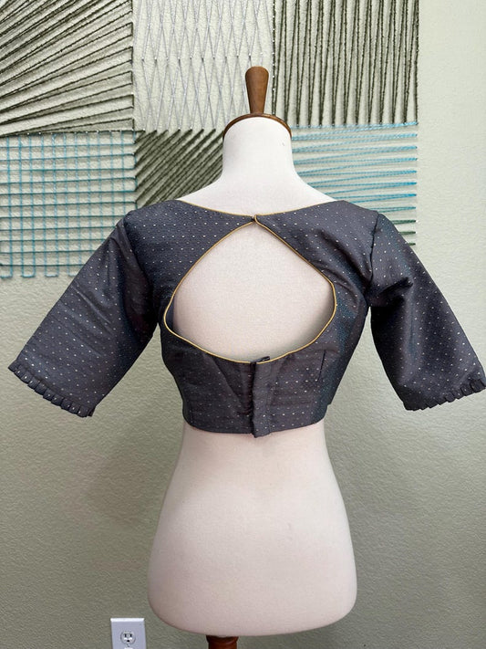 Cocktail Blouse for Saree – Pattern Blouse- Artisan Silk Blouse – Festive & Wedding Ethnic Wear