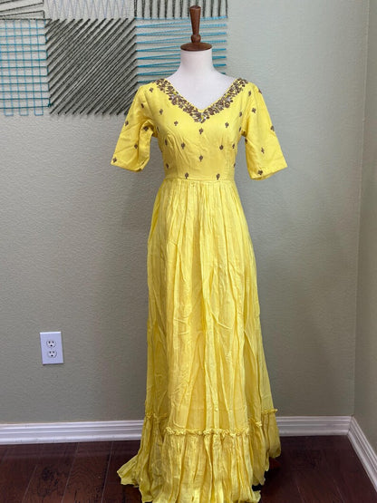 Long Dress –  Party Wear Dress - Festive & Wedding Ethnic Wear