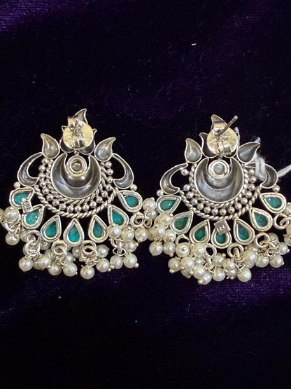Diamond Earrings Bridal Jewelry Costume silver jewelry Alloy based Jewelry  - SHABURIS Fashion Jewelry