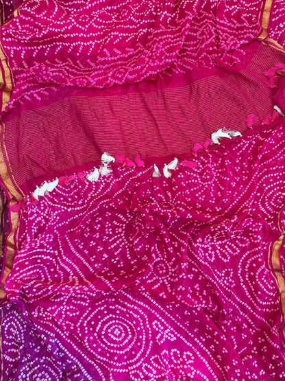 Bandhini saree shibori saree multi colour saree haldi saree Mehendi saree grab party saree with blouse