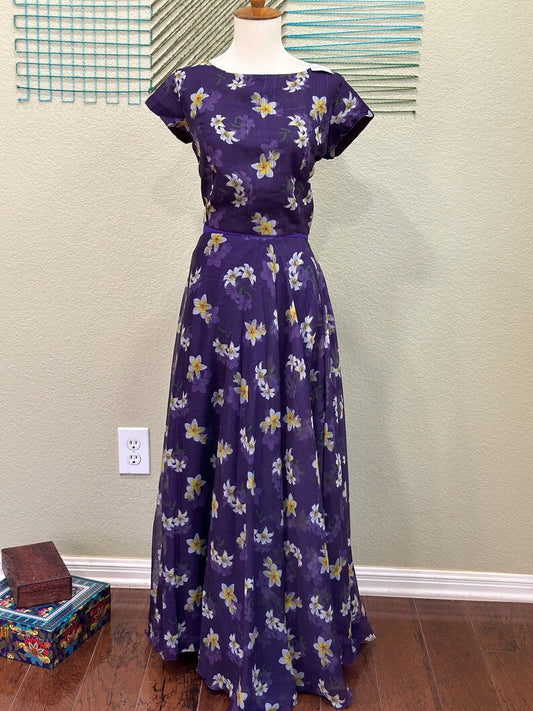 Crop Top | Designer Lehenga | Mehendi & Haldi Lehenga Choli | Blue printed Lehenga Set | Indian Wedding Guest Outfit | Pre Wedding Ceremony Dress