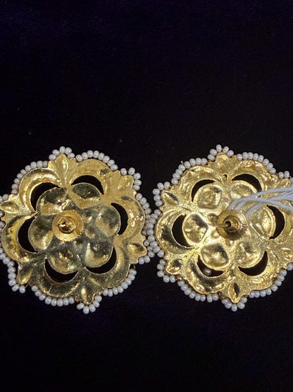 Diamond Earrings Bridal Jewelry Costume silver jewelry Alloy based Jewelry  - SHABURIS Fashion Jewelry