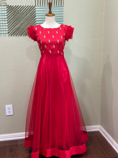 Long Dress –  Party Wear Dress - Festive & Wedding Ethnic Wear