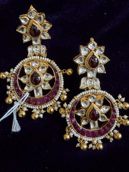 Diamond Earrings Bridal Jewelry Costume silver jewelry Alloy based Jewelry  - SHABURIS Fashion Jewelry