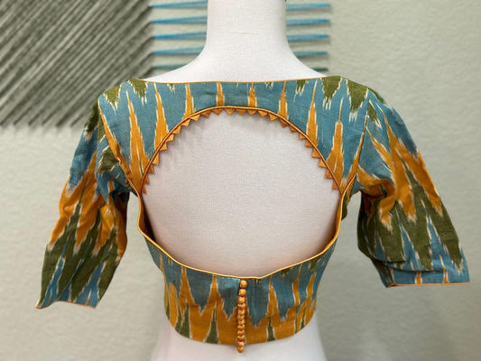 Cocktail Blouse for Saree – Pattern Blouse- Artisan Silk Blouse – Festive & Wedding Ethnic Wear