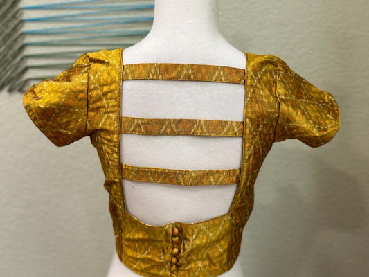 Cocktail Blouse for Saree – Pattern Blouse- Artisan Silk Blouse – Festive & Wedding Ethnic Wear