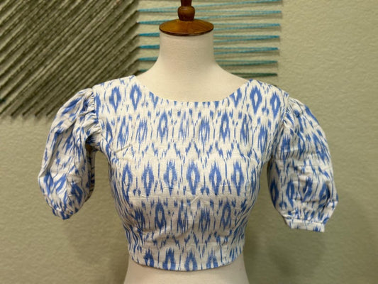 Cocktail Blouse for Saree – Pattern Blouse- Artisan Silk Blouse – Festive & Wedding Ethnic Wear