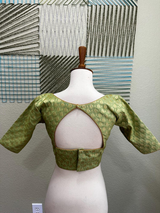 Cocktail Blouse for Saree – Pattern Blouse- Artisan Silk Blouse – Festive & Wedding Ethnic Wear