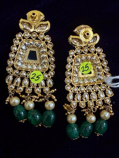 Diamond Earrings Bridal Jewelry Costume silver jewelry Alloy based Jewelry  - SHABURIS Fashion Jewelry