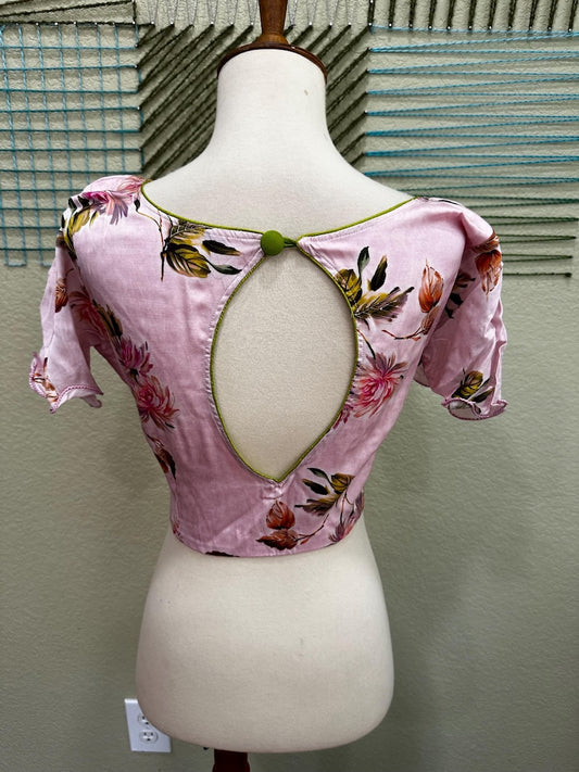 Cocktail Blouse for Saree – Pattern Blouse- Artisan Silk Blouse – Festive & Wedding Ethnic Wear
