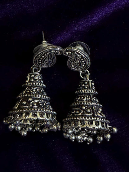 Diamond Earrings Bridal Jewelry Costume silver jewelry Alloy based Jewelry  - SHABURIS Fashion Jewelry