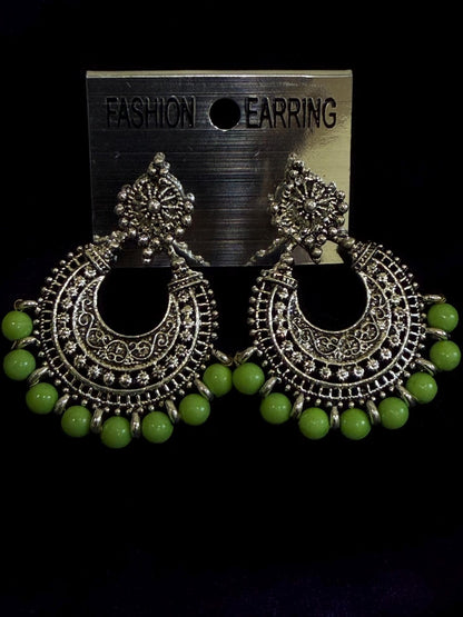 Diamond Earrings Bridal Jewelry Costume silver jewelry Alloy based Jewelry  - SHABURIS Fashion Jewelry