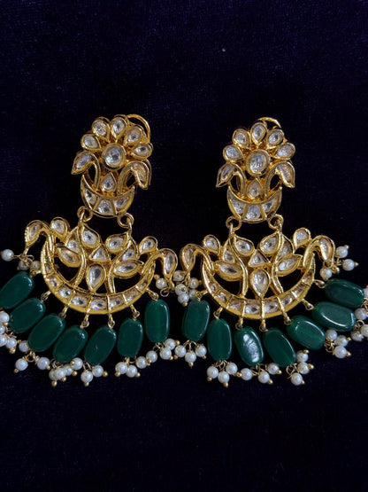 Diamond Earrings Bridal Jewelry Costume silver jewelry Alloy based Jewelry  - SHABURIS Fashion Jewelry