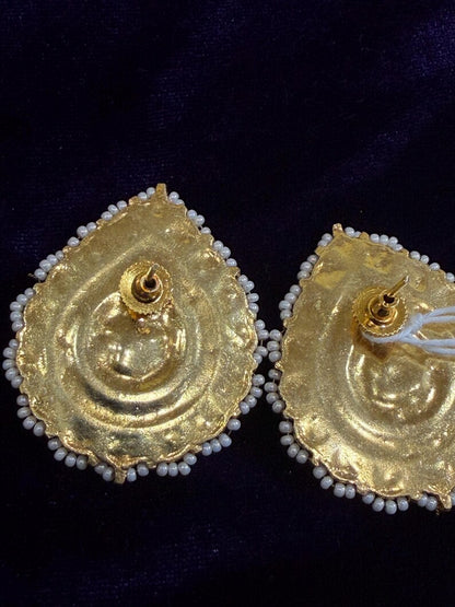 Diamond Earrings Bridal Jewelry Costume silver jewelry Alloy based Jewelry  - SHABURIS Fashion Jewelry