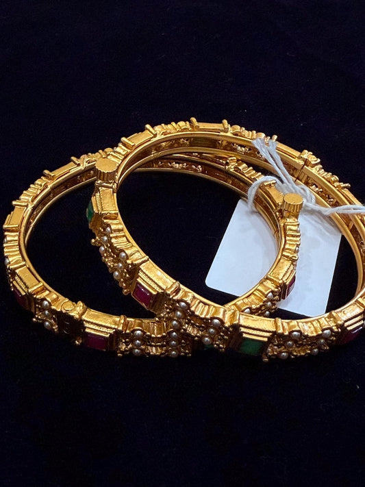 Diamond Bangles Bridal Jewelry Costume silver jewelry Alloy based Jewelry  - SHABURIS Fashion Jewelry