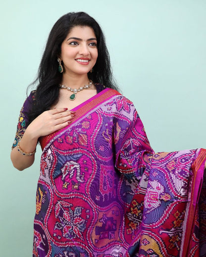 Patola saree with blouse