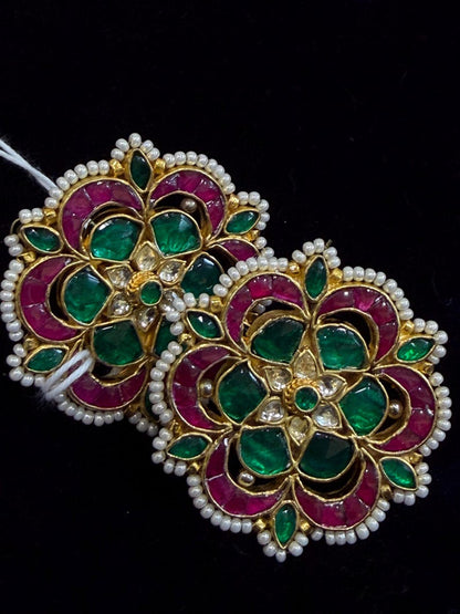 Diamond Earrings Bridal Jewelry Costume silver jewelry Alloy based Jewelry  - SHABURIS Fashion Jewelry