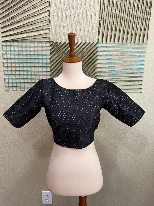 Cocktail Blouse for Saree – Pattern Blouse- Artisan Silk Blouse – Festive & Wedding Ethnic Wear