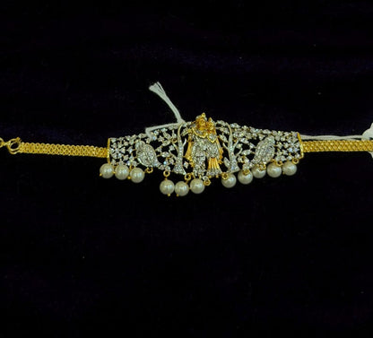 Diamond Necklace Bridal necklace Costume silver jewelry Alloy based Jewelry  - SHABURIS Fashion Jewelry