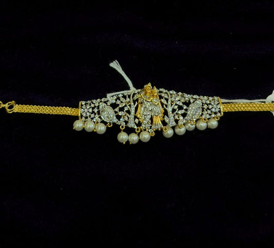 Diamond Necklace Bridal necklace Costume silver jewelry Alloy based Jewelry  - SHABURIS Fashion Jewelry