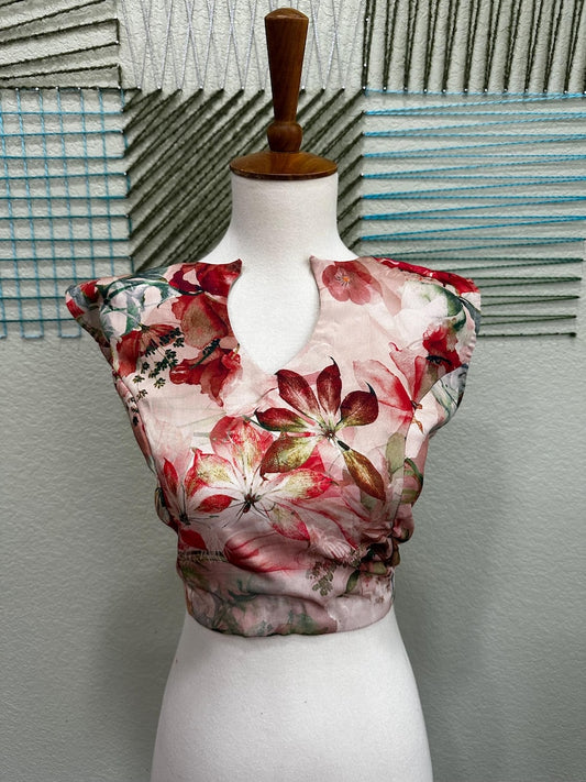 Cocktail Blouse for Saree – Pattern Blouse- Artisan Silk Blouse – Festive & Wedding Ethnic Wear