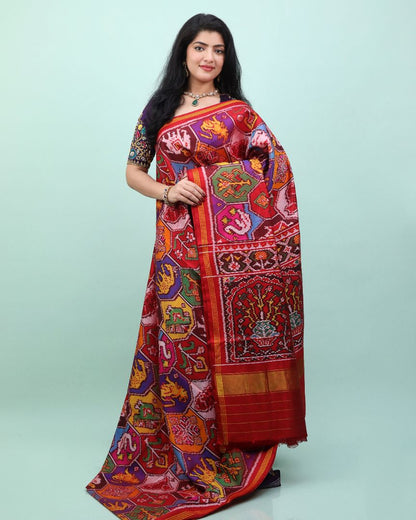 Patola saree with blouse