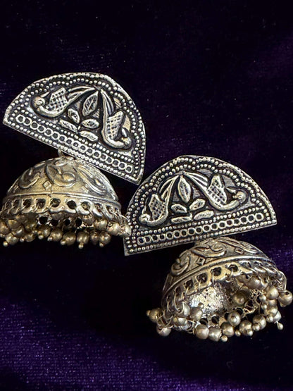 Diamond Earrings Bridal Jewelry Costume silver jewelry Alloy based Jewelry  - SHABURIS Fashion Jewelry