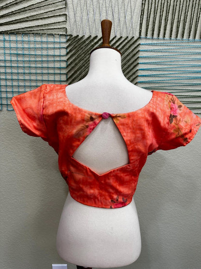 Cocktail Blouse for Saree – Pattern Blouse- Artisan Silk Blouse – Festive & Wedding Ethnic Wear