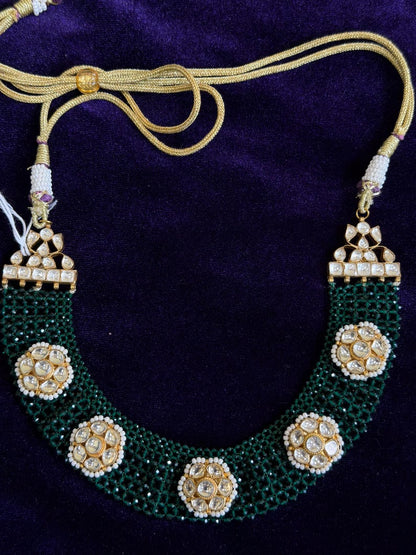 Diamond Necklace Bridal necklace Costume silver jewelry Alloy based Jewelry  - SHABURIS Fashion Jewelry