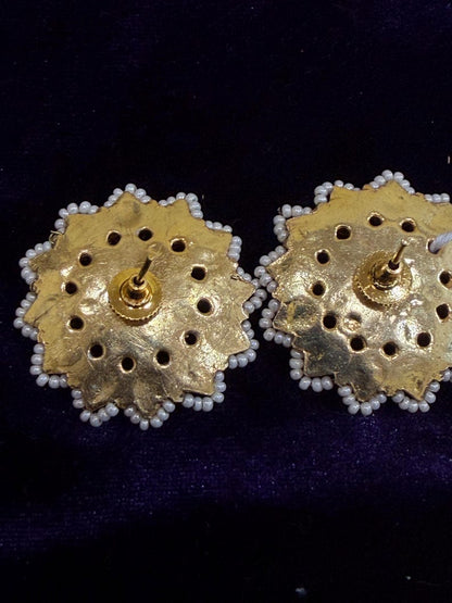Diamond Earrings Bridal Jewelry Costume silver jewelry Alloy based Jewelry  - SHABURIS Fashion Jewelry