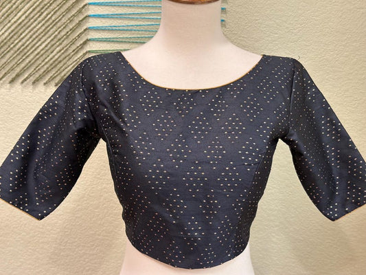 Cocktail Blouse for Saree – Pattern Blouse- Artisan Silk Blouse – Festive & Wedding Ethnic Wear