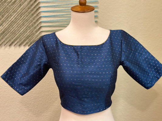 Cocktail Blouse for Saree – Pattern Blouse- Artisan Silk Blouse – Festive & Wedding Ethnic Wear