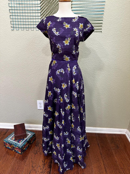 Crop Top | Designer Lehenga | Mehendi & Haldi Lehenga Choli | Blue printed Lehenga Set | Indian Wedding Guest Outfit | Pre Wedding Ceremony Dress