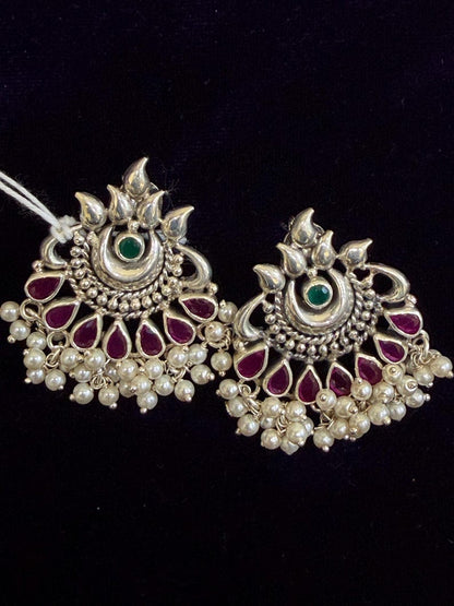 Diamond Earrings Bridal Jewelry Costume silver jewelry Alloy based Jewelry  - SHABURIS Fashion Jewelry