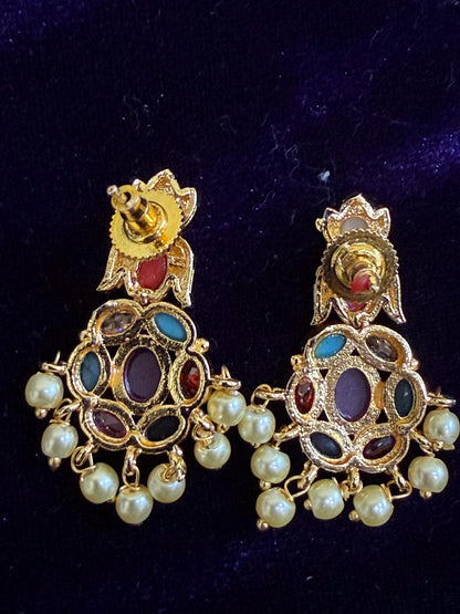 Diamond Earrings Bridal Jewelry Costume silver jewelry Alloy based Jewelry  - SHABURIS Fashion Jewelry