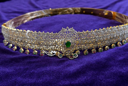 Diamond Vaddanam Bridal Vaddanam Costume silver jewelry Alloy based Jewelry  - SHABURIS Fashion Jewelry