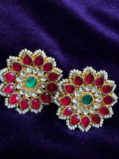 Diamond Earrings Bridal Jewelry Costume silver jewelry Alloy based Jewelry  - SHABURIS Fashion Jewelry
