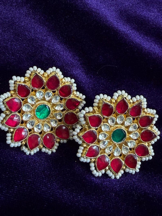 Diamond Earrings Bridal Jewelry Costume silver jewelry Alloy based Jewelry  - SHABURIS Fashion Jewelry