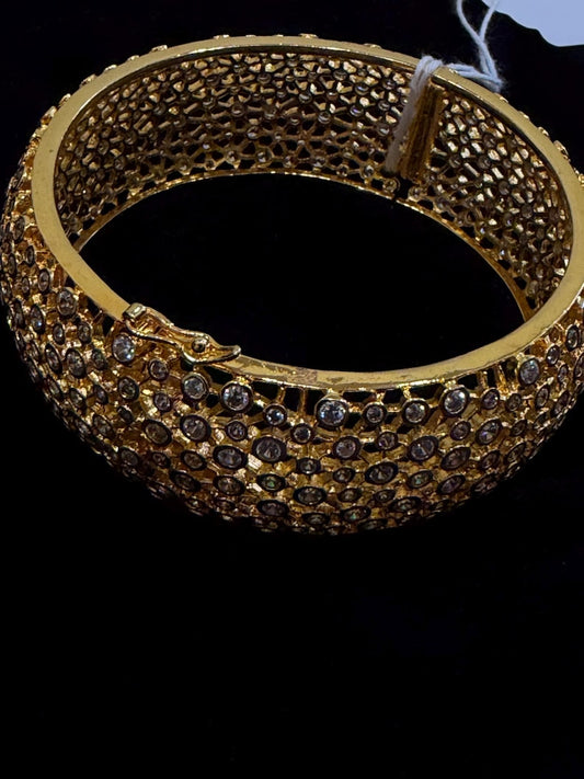 Diamond Bangles Bridal Jewelry Costume silver jewelry Alloy based Jewelry  - SHABURIS Fashion Jewelry