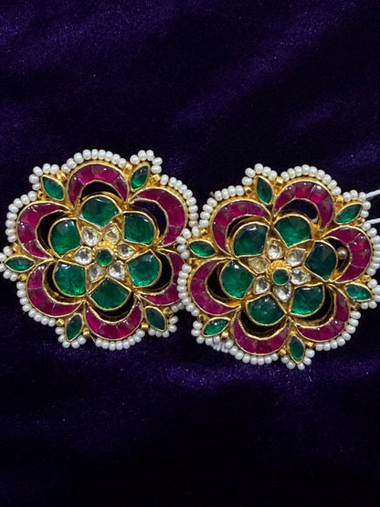 Diamond Earrings Bridal Jewelry Costume silver jewelry Alloy based Jewelry  - SHABURIS Fashion Jewelry