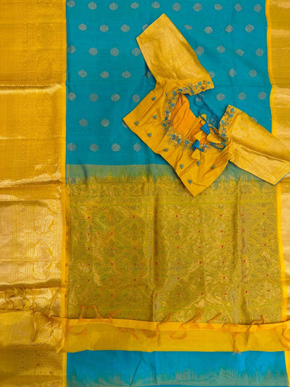 Paithani kanchi sarees patola saree Bandhini sarees Mangalgiri Gadwa mysore Silk Kalamkari sarees with stitched blouse